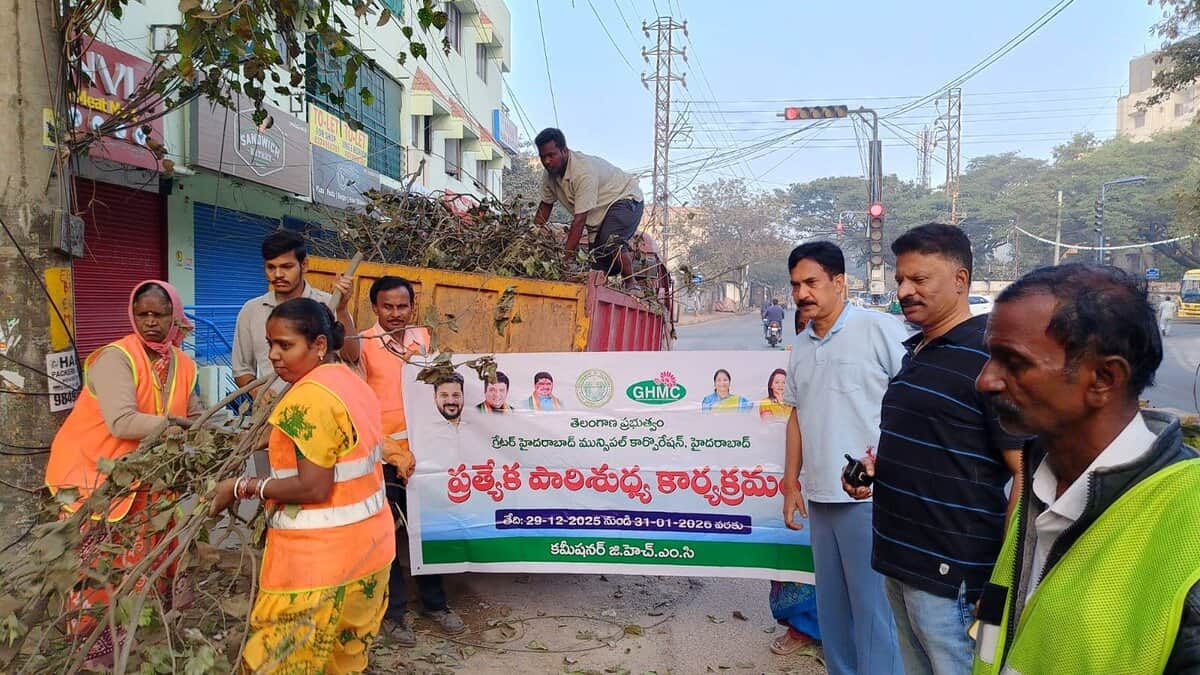 GHMC conducts sanitation drive across 300 wards