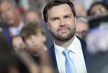 US Vice President JD Vance at a public event.