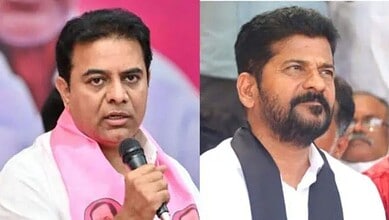 BRS Working President KTR and Telangana CM A Revanth Reddy