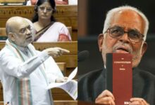 Telangana activists condemn Union Home Minister Amit Shah's criticism of former Justice B Sudershan Reddy's verdict against Salwa Judum.