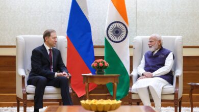 PM Modi meets Russia's deputy PM