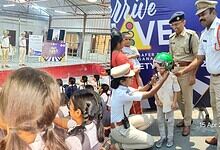 Hyderabad traffic police conduct Arrive Alive Programme