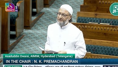 Asaddudin Owaisi speaking in the Hyderabad assembly about delimitation issues.