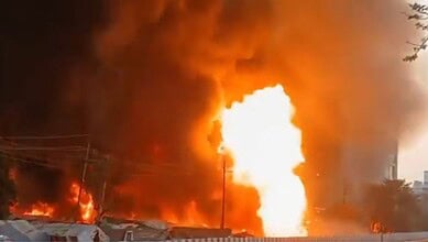 Fire breaks out in Lucknow