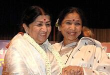 Lata Mangeshkar and Asha Bhosle, iconic Indian playback singers, remembered at a musical tribute.
