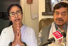 Mamata Banerjee (left) and Shatrughan Sinha (right)
