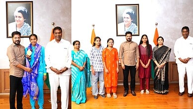 CM Revanth applauds TGSWREIS students' NEET, sports feats