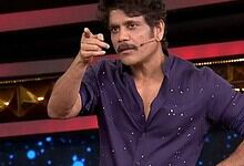 Bigg Boss Telugu 10 contestant pointing during a task or discussion.