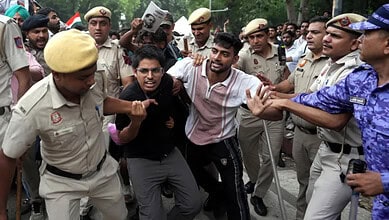 Delhi Police Jantar Mantar