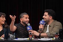 The Siasat Daily feature with Orry, a popular episode, showing three people engaged in a lively talk.
