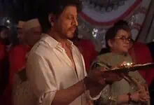 Shah Rukh Khan at Ambanis Ganesh puja