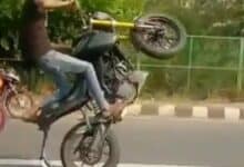 High on adrenaline: Bikers caught performing daring stunts on Delhi roads