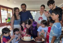 Soha, Saif, Kareena celebrate Saba Pataudi's birthday