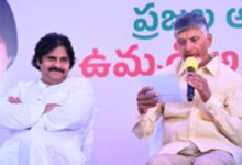 JSP leader Pawan Kalyan and TDP president N. Chandrababu Naidu