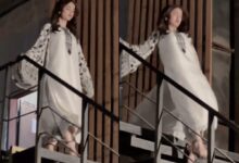Yumna Zaidi falls from stairs, scary video goes viral
