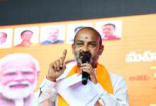 BJP and Congress should work against BRS, Bandi Sanjay 