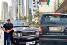 Video: Businessman parks Kerala-registered Range Rover outside Burj Khalifa
