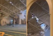 Video: Mosque roof collapses in Saudi Arabia amid heavy rain