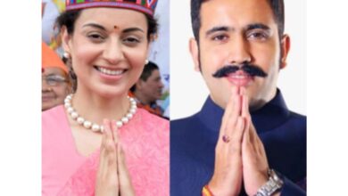 BJP’s Kangana Ranaut and Congress Vikramaditya Singh