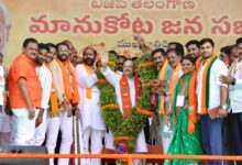 BJP national president JP Nadda in Telangana .