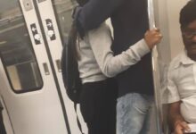 Couple gets intimate in Bengaluru Metro