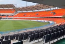 Hyderabad's Uppal Stadium decked up for India vs England test match