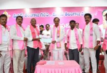 KCR held a review meeting with party leaders at Telangana Bhavan on Thursday