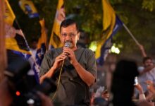 Out on bail, Delhi CM Kejriwal offers prayers at Delhi's Hanuman temple