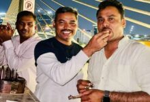 Hyderabad cop attends birthday party on Durgam Cheruvu Bridge