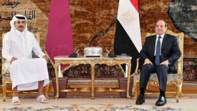 Leaders of Egypt, Qatar pledge to resume peace efforts in Gaza