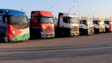 Jordan sends aid convoy to Gaza