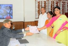 Andhra Pradesh Congress chief files nomination from Sharmila