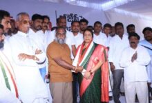 Warangal Mayor G Sudharani quits BRS and joins Congress.