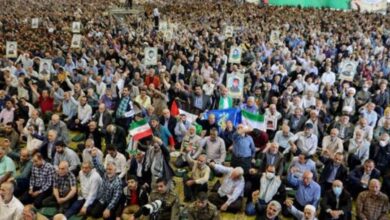 Rallies held in Iran to support last week's retaliatory strikes against Israel