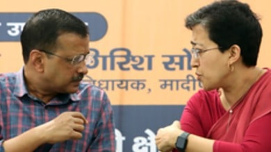 Delhi CM Arvind Kejriwal and Delhi Minister Atishi