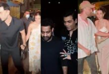 Jr NTR bonds with Ranbir-Alia, Hrithik-Saba over dinner