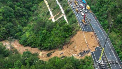 24 killed in highway collapse in China