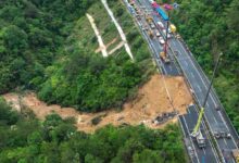 24 killed in highway collapse in China