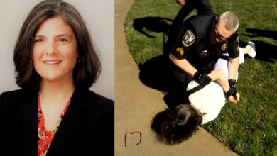 Watch: Female professor thrown to the ground, handcuffed amid pro-Palestine protest in US