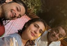 'Metro In Dino': A look at Ali Fazal, Fatima Sana Shaikh's BTS pic with director Anurag Basu