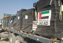UAE delivers 400 tonnes of food aid to Gaza Strip