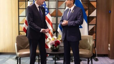 Israeli PM Benjamin Netanyahu and US Secretary of State Antony Blinken