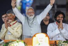 PM modi with Chandrababu Naidu, Pawan Kalyan