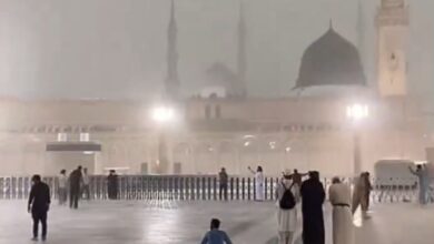 Watch: Heavy rains, hail lashes Madinah, authorities issue warning