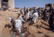 Mass grave in Gaza