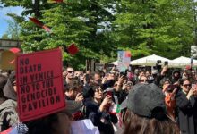 'No to the Genocide Pavilion': Pro-Palestine activist stage protest against Israel at Venice Biennale