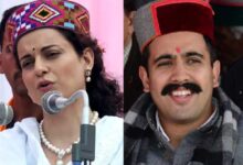 Celebrity Kangana vs 'royal' Vikramaditya on Himachal's Mandi seat