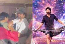 Prabhas spotted with new look in Hyderabad, watch viral video