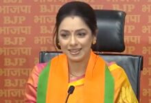 Rupali Ganguly of 'Anupamaa' fame joins BJP