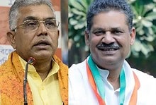 Ex-cricketer Kirti Azad is pitted against BJP rival Dilip Ghosh